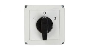 Grebenasto stikalo 1-0-2 3P 40A v ohišju 4G40-53-PK R214 63-840345-041
