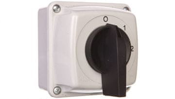 EK Grebenasto stikalo 0-1-2-3 3P 25A IP44 s ploščo Arc E25-63 952562