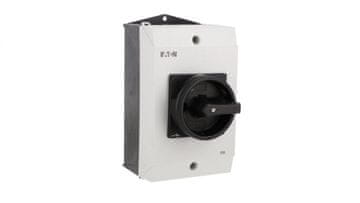 Eaton Odklopno stikalo 40A 3P 1NO+1R v ohišju IP65 z EMC ploščo, črnim ročajem z zaklepom P1-40/I2H/MBS/SVB-SW/HI11 199920