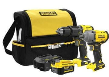 Stanley V20 KOMPLET SFMCK217M1S (SFMCD715 + SFMCF920) 1x4.0Ah VREČKA