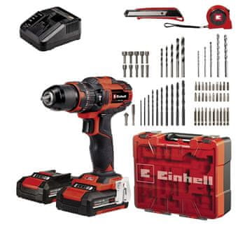 E.I. EINHELL IZVIJAČ TE-CD 18/40 Li +64 2x2Ah