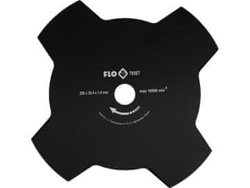 TOYA REZILO KRTAČE FLO / DISK S 4 KRATAMI 250 mm / 25,4 mm