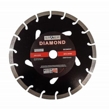 Silver D.STONER DISK 230 mm SEG.