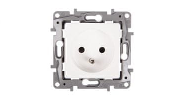 LEGRAND NILOE Enojna vtičnica z/brez 16A IP20 z zaklopkami, bela 664536