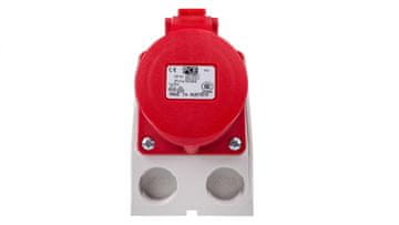 PCE KOMBI vtičnica z odklopnikom 0-1 M25 16A 5P 400V rdeča IP44 915-6w