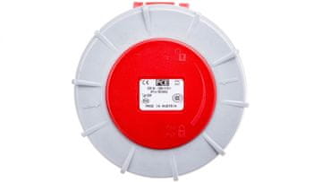 PCE Prenosna vtičnica 63A 4P 400V rdeča IP67 POWER TWIST 234-6
