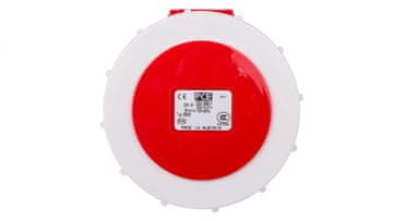 PCE Vtičnica 32A 5P 400V /75x75/ rdeča IP67 POWER TWIST 3252-6