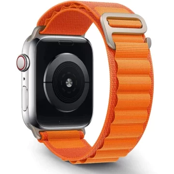 PASČEK ZA APPLE WATCH 4/5/6/7/8/9/10/SE/ULTRA 44/45/46/49 mm ORANŽEN