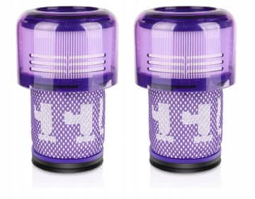 2 x pralni filter za Dyson V12 Detect Slim Absolute HEPA komplet