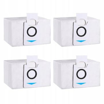 4 vrečke za prah za ECOVACS Deebot X1 OMNI/T2 OMNI/T1 OMNI/ X1 Turbo