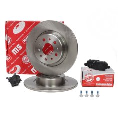 ZAVORNI DISKI + OBLOGE zadnji ALFA ROMEO 147 (937_), 156 (932_), GT (937_)