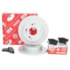ZAVORNI DISKI + OBLOGE ZADNJI HONDA CIVIC VII (EU, EP, EV, EM2, ES, ET)