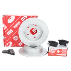 ZAVORNI DISKI + OBLOGE ZADNJI HONDA CIVIC VII (EU, EP, EV, EM2, ES, ET)