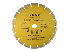 Segmentni disk premera 230 mm. GEKO PROFI(25)