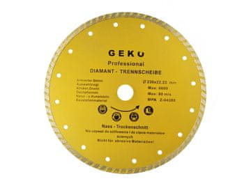 diam. disk 230mm turbo GEKO PROFI(25)