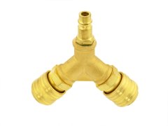Pnevmatski razdelilnik-T-kos s priključki 1/2" (100)