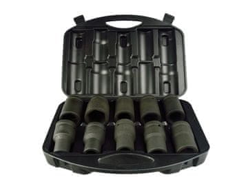 Komplet 1" udarnih nastavkov za zobniški ključ, 10 kosov/17-41 mm/(3)