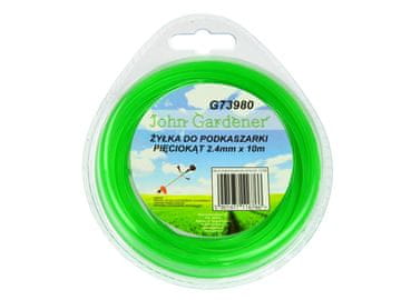 Petkotna nit za kosilnico 2,4 mm x 10 m (10/120)