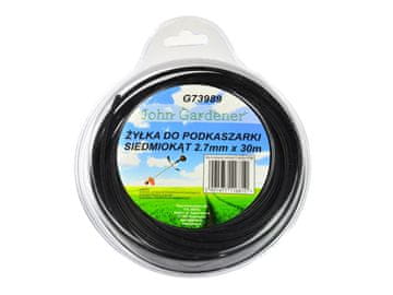Sedemkotna nit za kosilnico 2,7 mm x 30 m (10/40)
