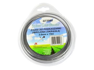 Ojačana nit za kosilnico (okrogla) 3,0 mm x 15 m (10/80)