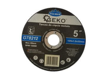 GEKO PREMIUM 125x1,2 rezalni disk za nerjaveče jeklo (10/100/400)