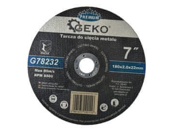 GEKO PREMIUM 180x2 rezalna plošča za nerjaveče jeklo (25/50/100/200)