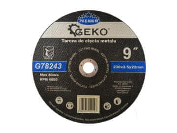 GEKO PREMIUM 230x2,5 rezalna plošča za nerjaveče jeklo (5/25/100)