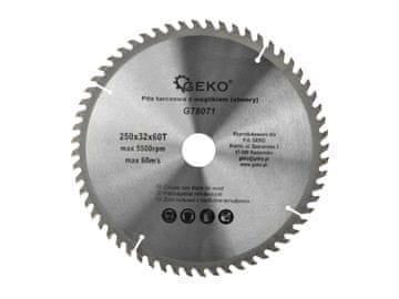 List žage za les 250x32x60T (luknje) (25/50)
