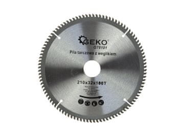 Aluminijast disk s karbidom 210 mm x 100 oz x 32 mm + komplet redukcije (25/50)