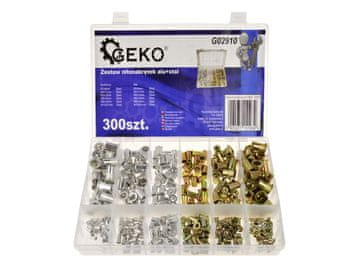Komplet aluminijastih in jeklenih zakovic, 300 kosov (20)