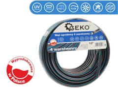Vrtna cev 4 plasti 1/2" 20m GEKO NOVO (198)