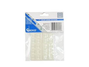 Prozorni silikonski odbijači - pravokotni za pohištvo 10x10mm 20 kosov (25/250)