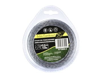 Ojačana (kockasta) nit za kosilnico 2,0 mm x 15 m (10/120)