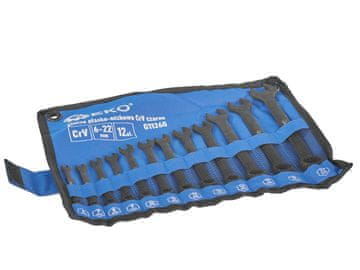 CRV kombinirani ključi - črni 6-22 mm 12 kosov (20)