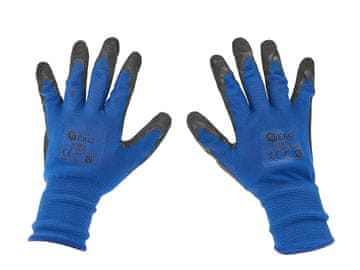 Zaščitne rokavice s premazom velikost 12 - temno modre (12/240)