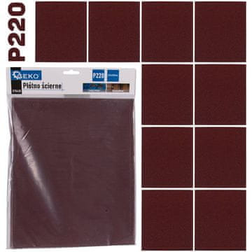 Brusilna tkanina - list 230x280mm P220 (10/500)