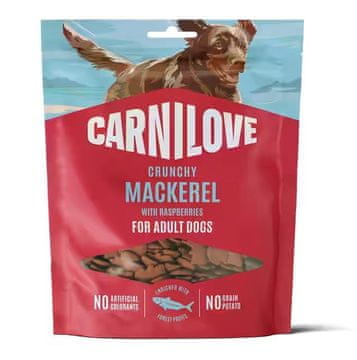 Carnilove CARNILOVE Crunchy Mackerel with Raspberries - Pasji priboljški - 200g