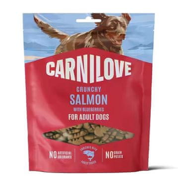 Carnilove CARNILOVE Crunchy Salmon with Blueberries - Pasji priboljški - 200g