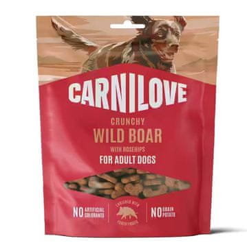 Carnilove CARNILOVE Crunchy Wild Boar with Rosehips - Pasji priboljški - 200g