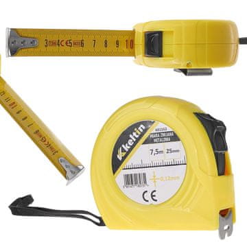 Kovinski merilni trak 7,5 m x 25 mm x 0,12 mm (60)