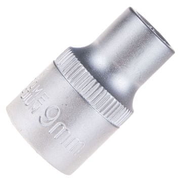GEKO 1/2" CRV 9 mm (25/200) šesterokotni nastavek