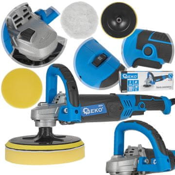GEKO Polirni stroj za avtomobile 1200 W 180 mm (4)