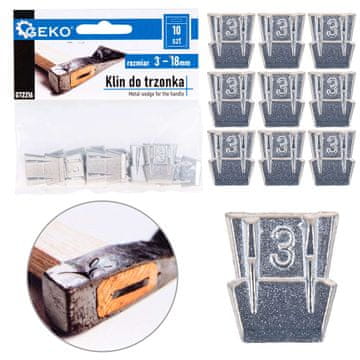 GEKO Velikost klina ročaja 3