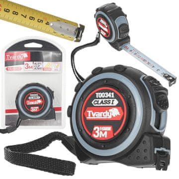 Najlonski dvostranski merilni trak 3m/16mm RAZRED I (12/120)