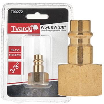 Medeninasti čep GW 3/8" moški tip (1/10/100)