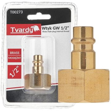 Medeninasti čep GW 1/2" moški tip (1/10/100)
