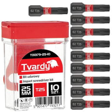 Udarni nastavek T25 25 mm S2 - škatla (10/100/1200)