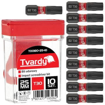 Udarni nastavek T30 25 mm S2 - škatla (10/100/1200)