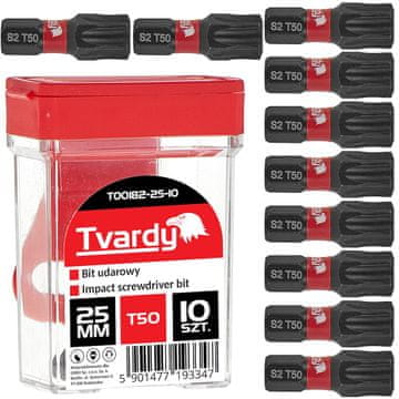 Udarni nastavek T50 25 mm S2 - škatla (10/120)
