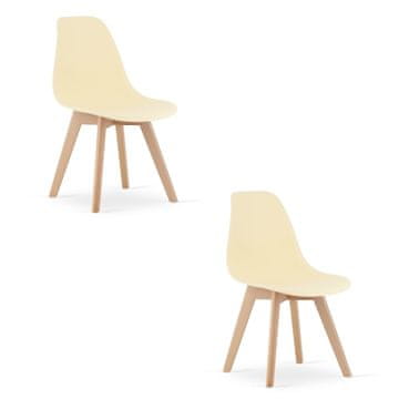 BE KITO stol - kremne barve x 2